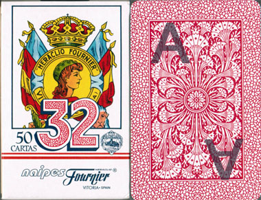 Fournier No.12 Design gemarkeerde kaarten